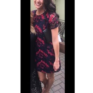 Banana republic short sleeve lace dress